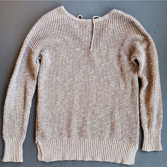 American Eagle Brown Open Knit Sweater - Picture 6 of 10